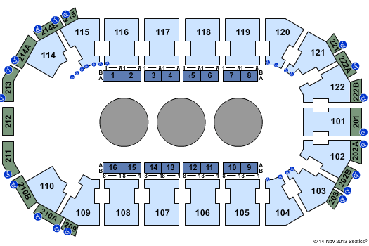 HEB Center at Cedar Park Circus Seating Chart