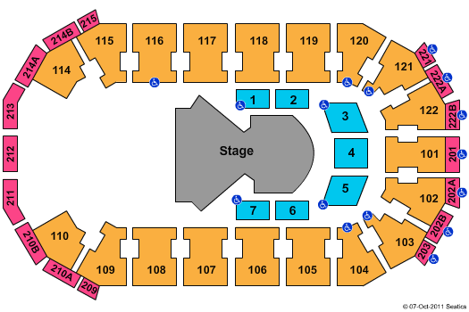 HEB Center at Cedar Park Quidam Seating Chart