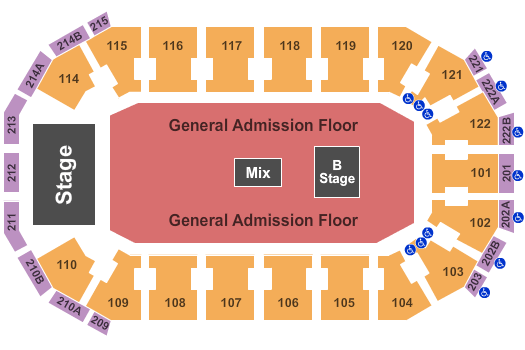 HEB Center at Cedar Park Ellie Goulding Seating Chart