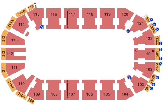 HEB Center at Cedar Park Ice Racing Seating Chart