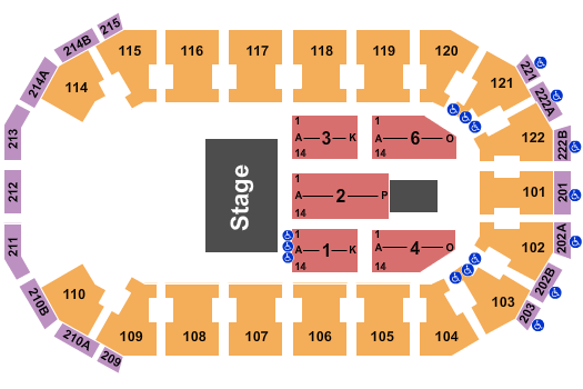 HEB Center at Cedar Park Moody Blues Seating Chart