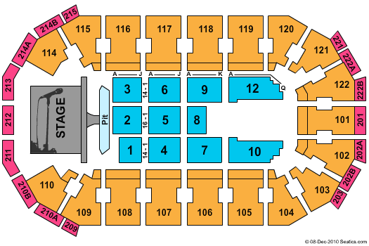 HEB Center at Cedar Park Rascal Flatts Seating Chart