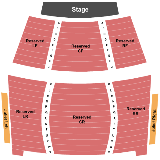 Cedar Ridge High School Auditorium End Stage Seating Chart