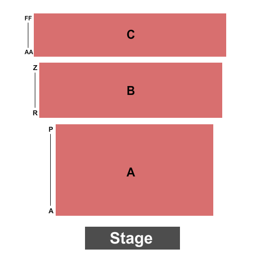 Cedartown Performing Arts Center End Stage Seating Chart