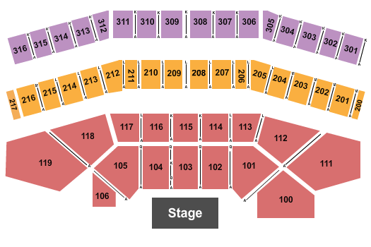 Celeste Center Endstage 4 Seating Chart