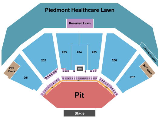 Lakewood Seating Chart