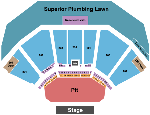 Cellairis Amphitheatre at Lakewood seating chart event tickets center