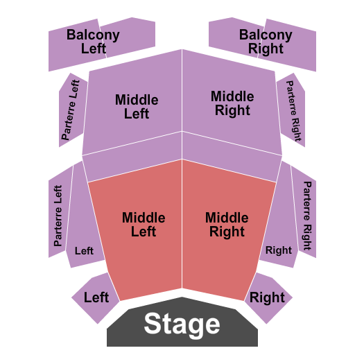 Centennial Chapel at Olivet Nazarene University Endstage - RSV & GA Seating Chart