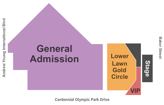 Centennial Olympic Park End Stage Seating Chart