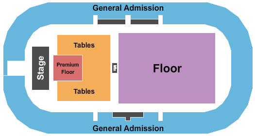 Centennial Regional Arena End Stage Seating Chart