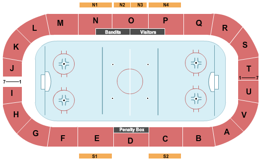 Centennial Regional Arena Hockey Seating Chart