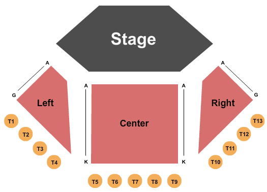 Center for the Arts of Bonita Springs End Stage Seating Chart