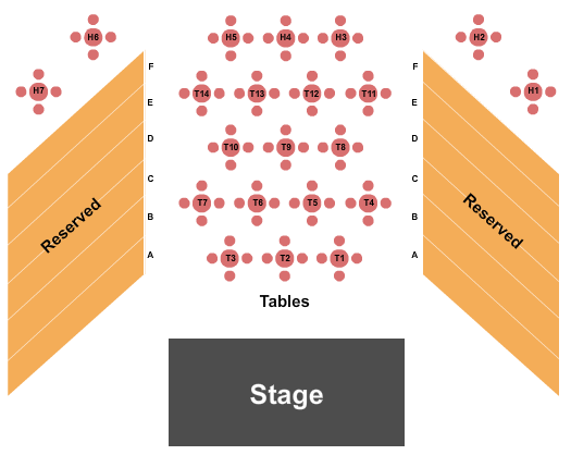 Hinman Auditorium At Center for the Arts of Bonita Springs Seating Chart