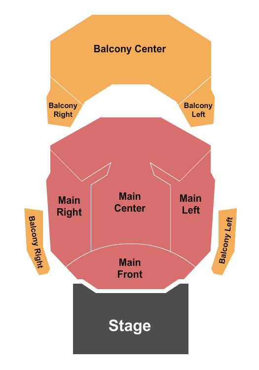 Center Theatre At North Shore Center For The Performing Arts Endstage 2 Seating Chart