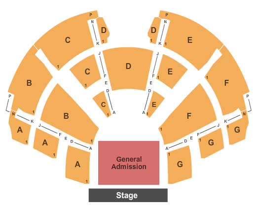 Center Stage Theatre Endstage GA Flr Seating Chart