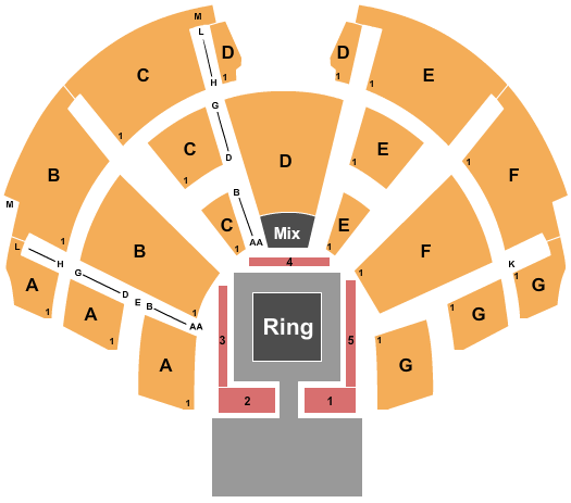 Center Stage Theatre Wrestling 3 Seating Chart