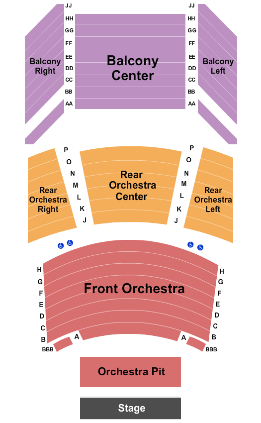 Central City Opera House Endstage 2 Seating Chart
