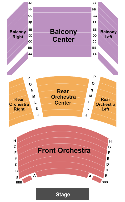 Central City Opera House End Stage Seating Chart