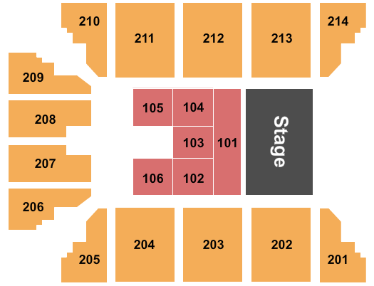 Stride Bank Center Disney Princess Concert Seating Chart