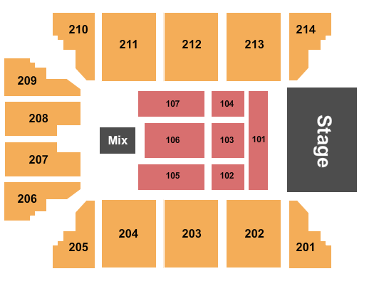 Stride Bank Center Ron White Seating Chart