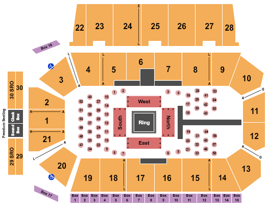 Centre 200 Boxing 2 Seating Chart