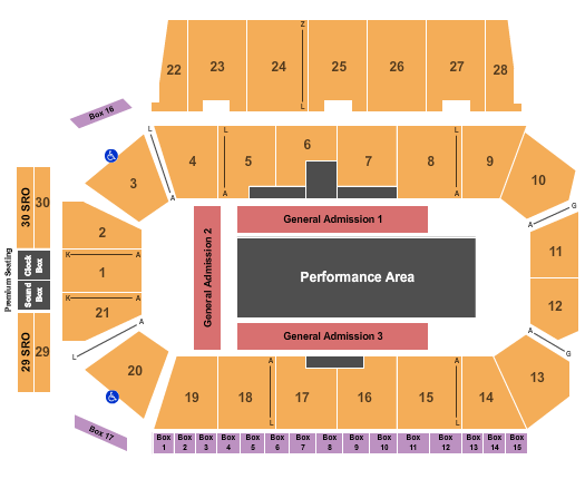 Centre 200 Circus Seating Chart