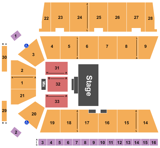 Centre 200 Paw Patrol Seating Chart