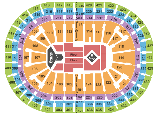 Centre Bell Adele Seating Chart