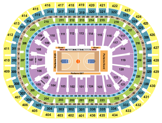 Centre Bell Basketball - Globetrotters Seating Chart