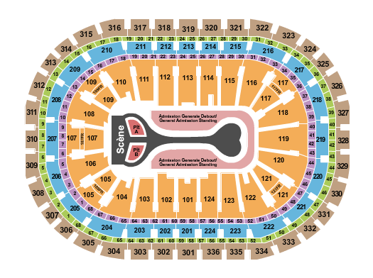 Centre Bell Benson Boone Seating Chart