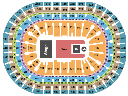 Centre Bell Chris Brown 2 Seating Chart