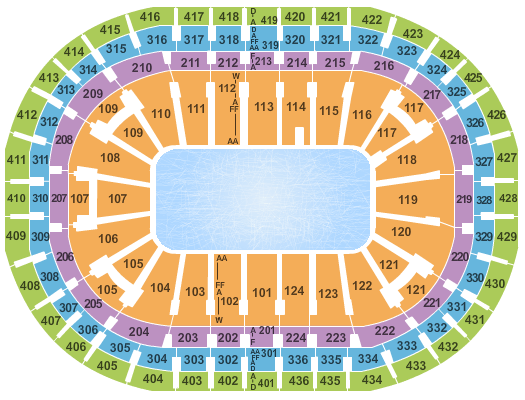 Centre Bell Disney on Ice Seating Chart