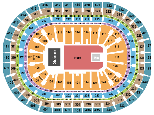 PPG Paints Arena Concert Seating Chart 