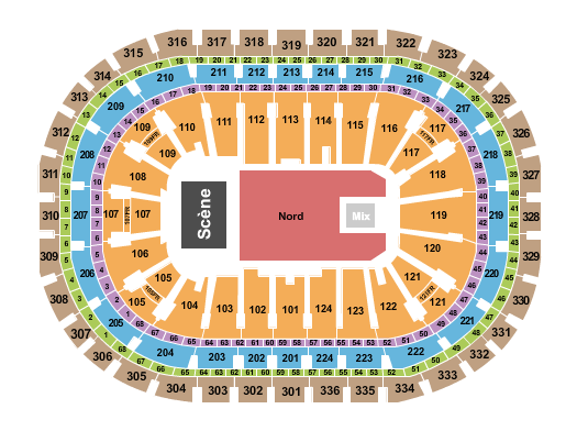 Centre Bell Endstage 4 Seating Chart