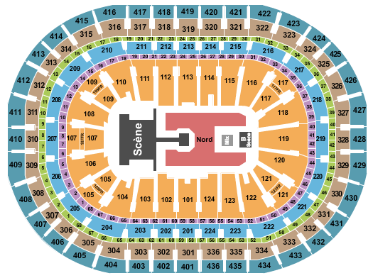 Centre Bell Enrique Iglesias 2023 Seating Chart