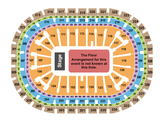Mike Ward Centre Bell Seating Chart