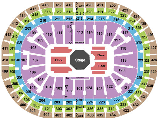Centre Bell Jay Z Seating Chart