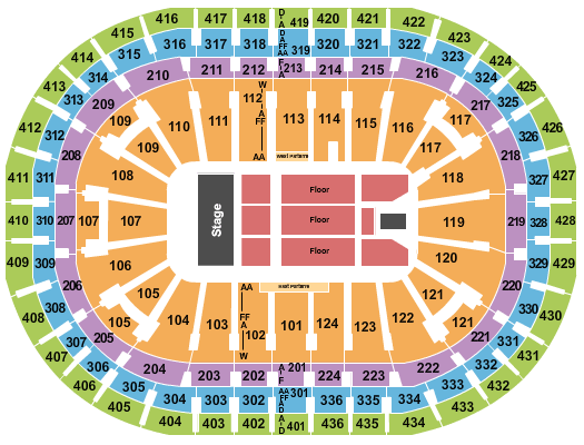 Centre Bell Jerry Seinfeld Seating Chart