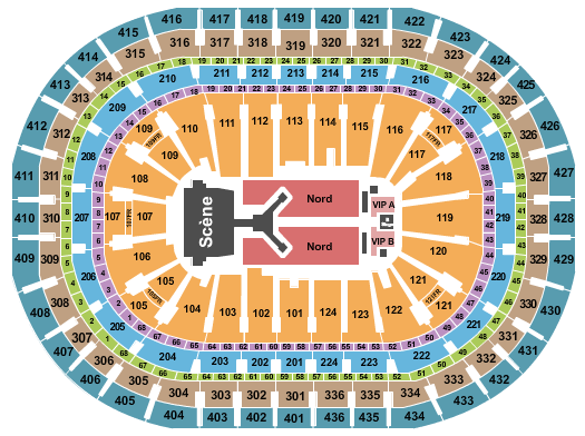 Centre Bell Jonas Brothers 2023 Seating Chart
