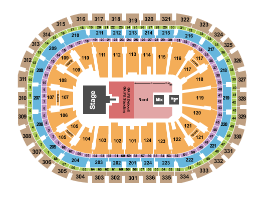 Centre Bell Keith Urban Seating Chart