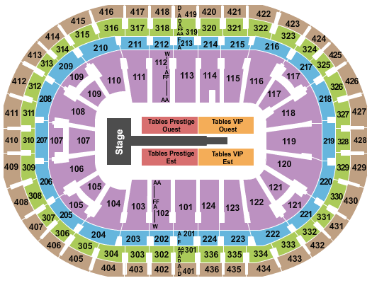 Centre Bell Le Show Harley Seating Chart