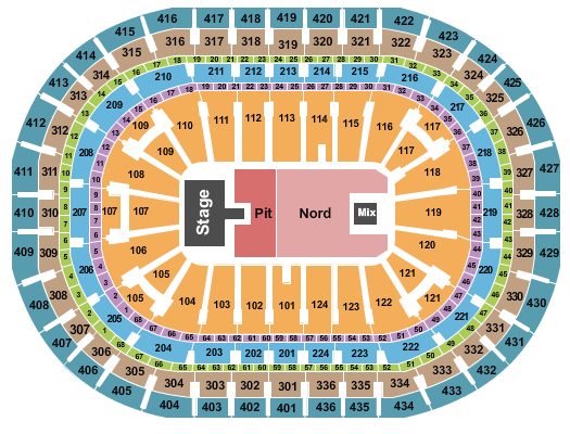 Centre Bell Luke Combs Seating Chart