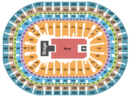 Centre Bell Matt Rife Seating Chart