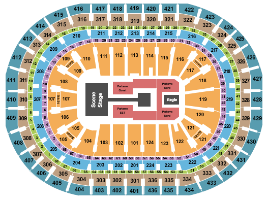 Centre Bell Michael Buble-2 Seating Chart