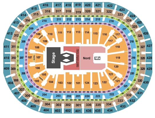 Centre Bell Morgan Wallen Seating Chart