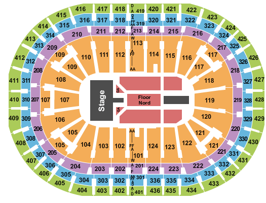 Centre Bell Pentatonix Seating Chart