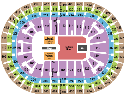 bell centre seating map Post Malone Seating Chart Interactive Seating Chart Seat Views bell centre seating map