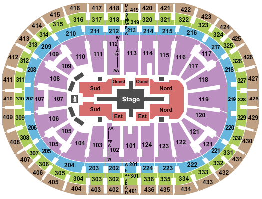 Centre Bell Roger Waters 2020 Seating Chart