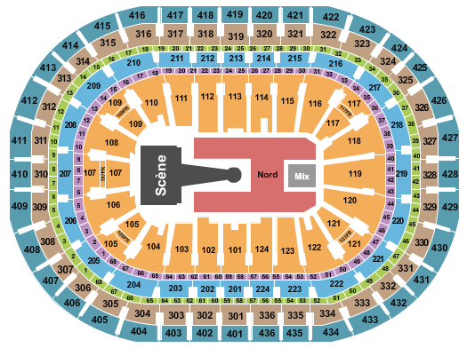 Centre Bell Romeo Santos Seating Chart
