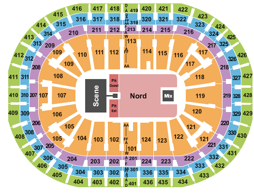 Centre Bell Roxane Bruneau Seating Chart